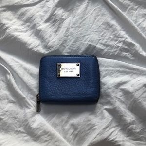 Blue Michael Kors Wallet